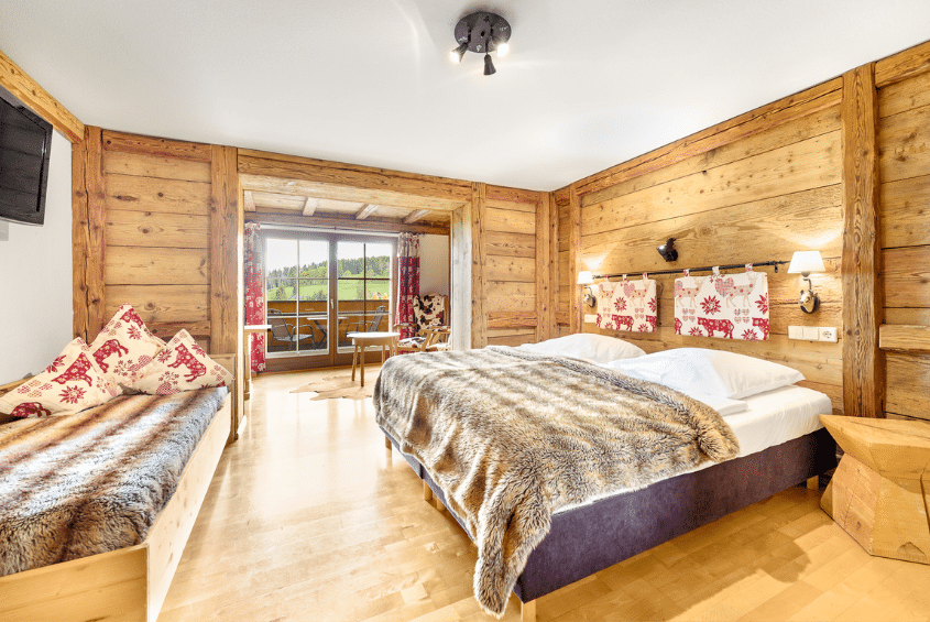 Doppelzimmer Hütttenstil Deluxe im Hochschwarzwald